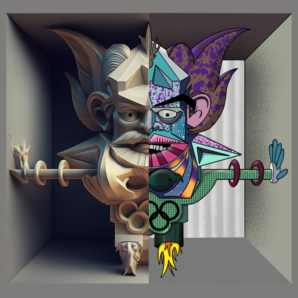 2024, volto diviso tra estetica scultorea e linguaggio illustrativo